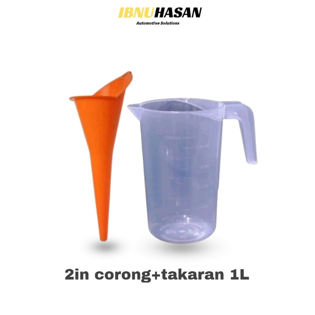 Paket Hemat CORONG + TAKARAN OLI/Minyak takaran 1000ml/1 liter