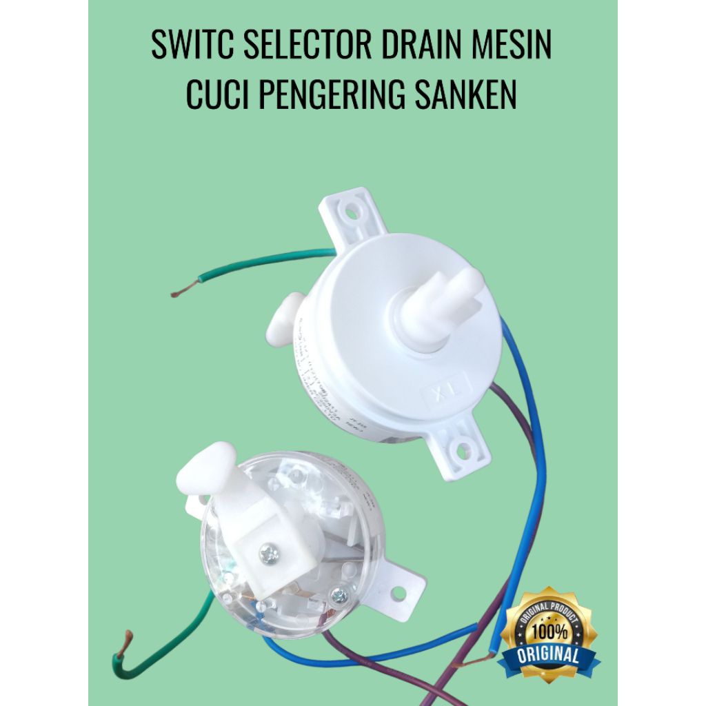 SWITCH SELECTOR DRAIN MESIN CUCI PENGERING SANKEN
