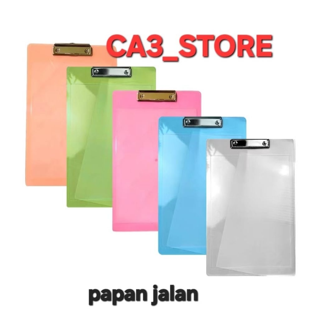

CLIP BOARD TRANSPARAN/ Papan ujian bening