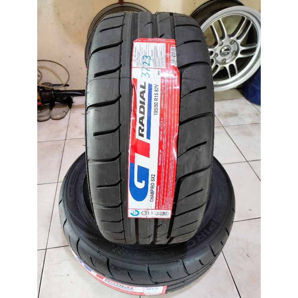 velg + ban sx2 rgd2 r15 4x100 + 195/50 dll