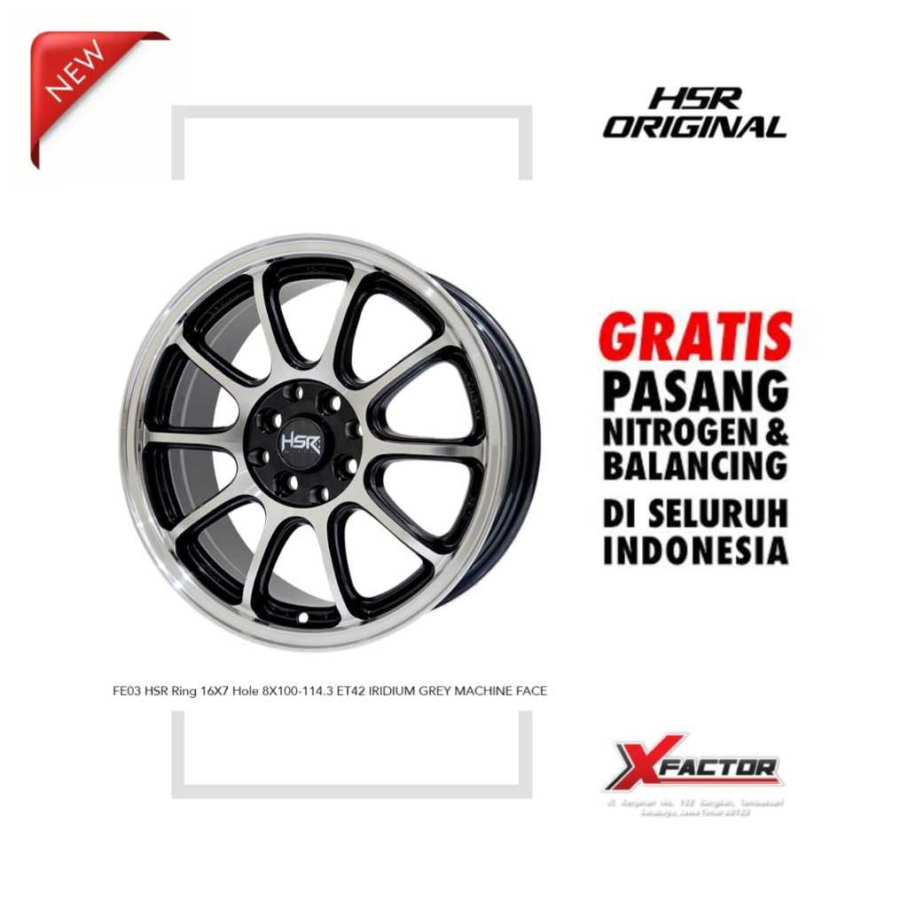 VELG MOBIL R16 HSR R16 HSR FE03 R16X7 H 4X100 - 4X114,3 ET42