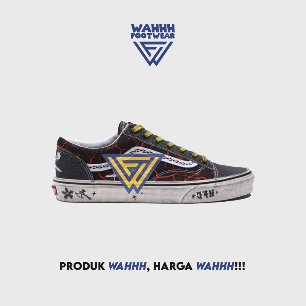 VANS X Stranger Things Style 36 Black Red Yellow Original