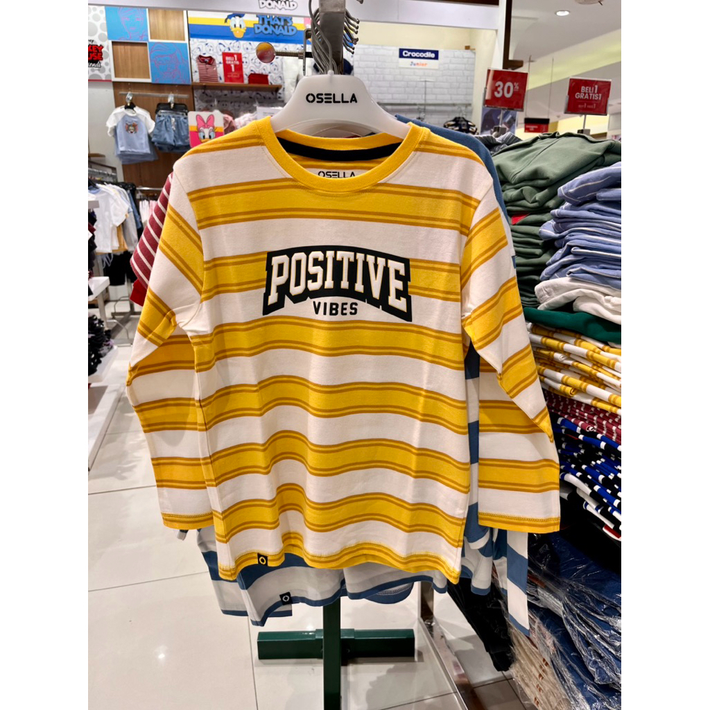 OSELLA KIDS - T-SHIRT KAOS LENGAN PANJANG ANAK LAKI - LAKI PROMO