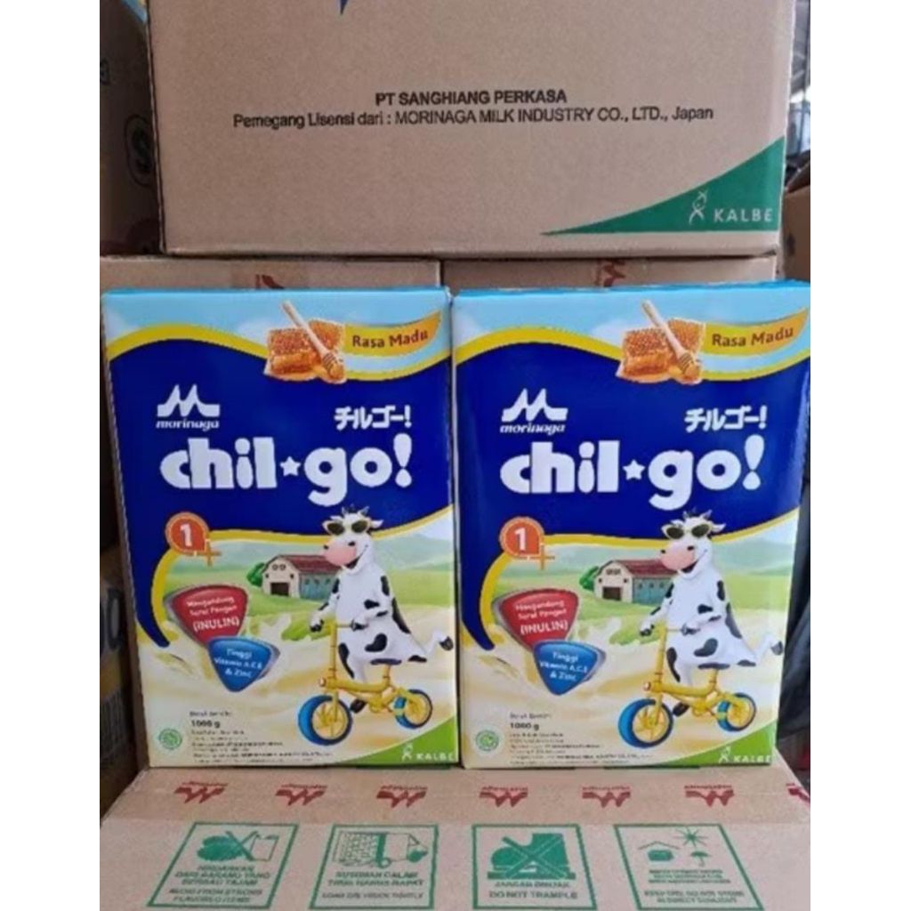 

Susu morinaga chil-go 1+ rasa madu 330gr
