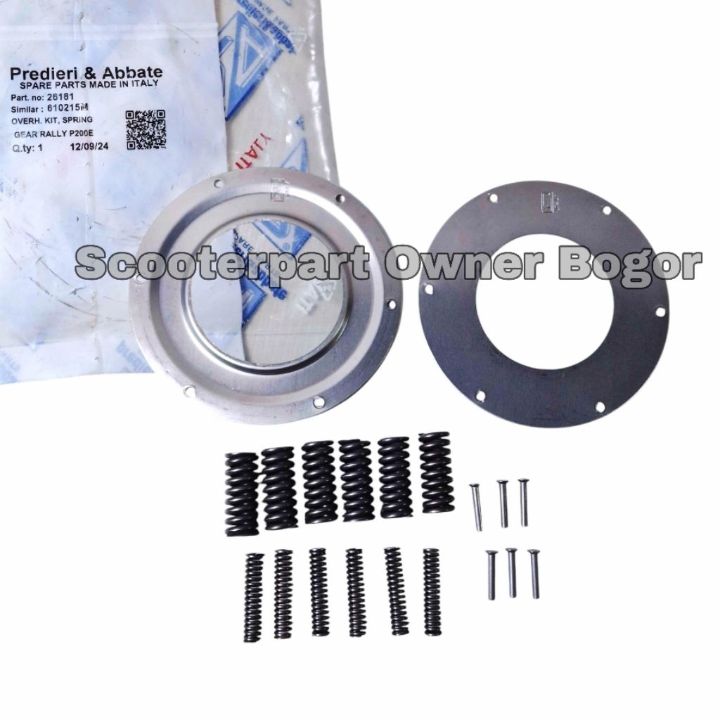 Plat Per Gigi Susun Borobudur PA Italy Vespa PX Excel Exclusive Spartan PS Strada Super Sprint