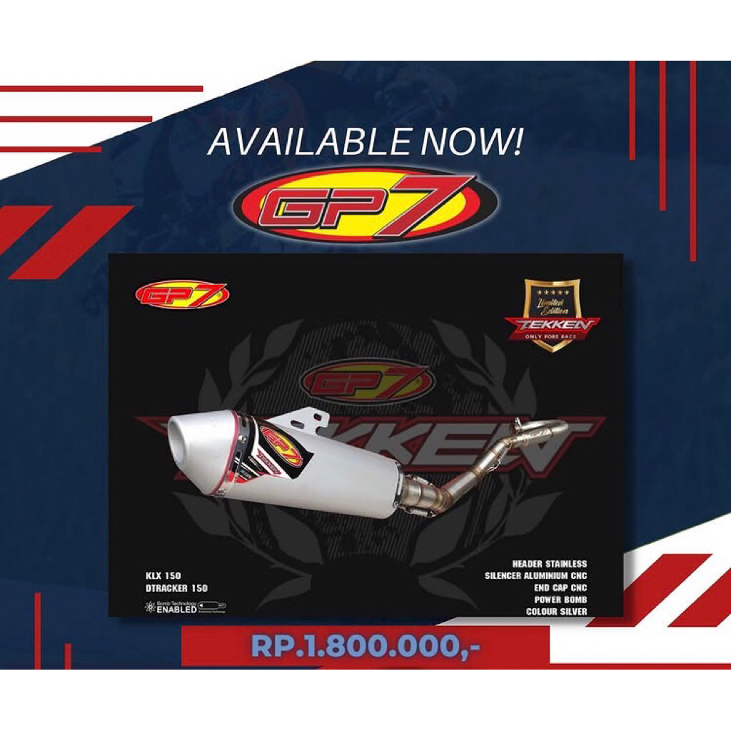 knalpot gp7 tekken bore up