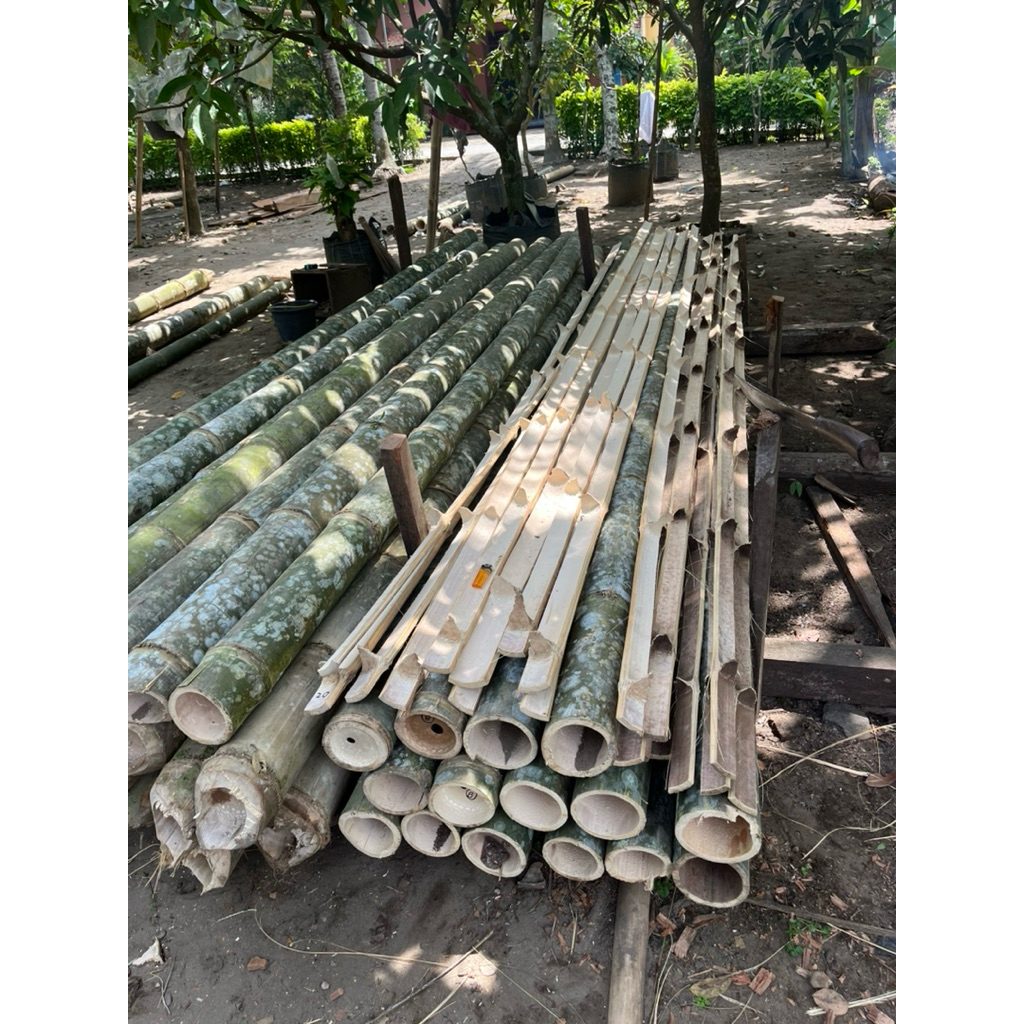 BAMBU PETUNG BUAT LAYANG-LAYANG DAN SENDAREN TERMURAH  PANJANG 4 METER