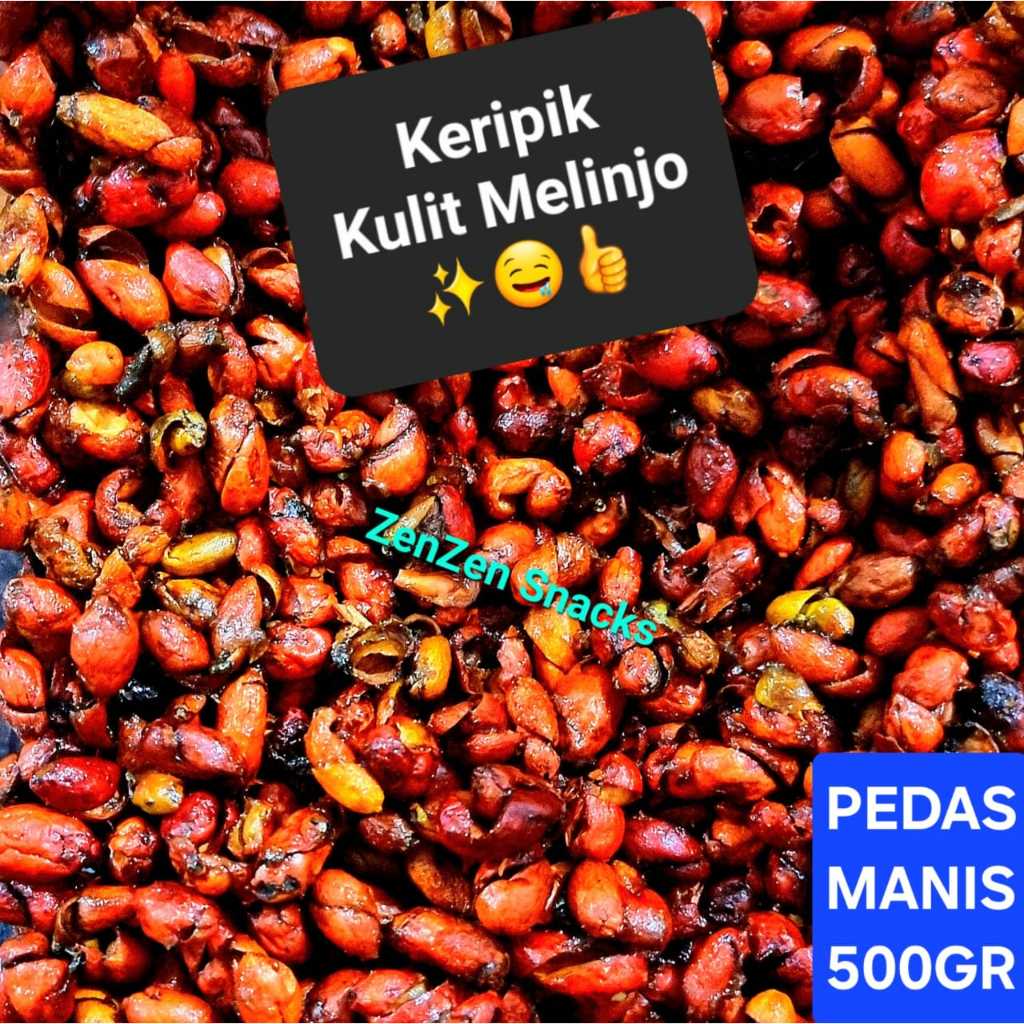 

KERIPIK KULIT MELINJO PEDAS MANIS 500GR | KULIT MELINJO PDS MNS ZENZENSNACKS