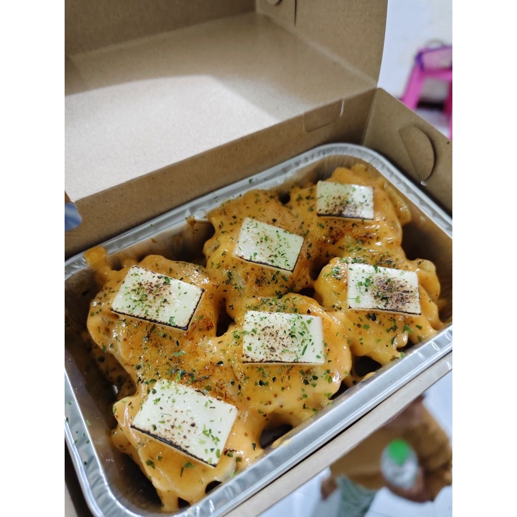 

dimsum siomay ayam saus mentai dan tar-tar