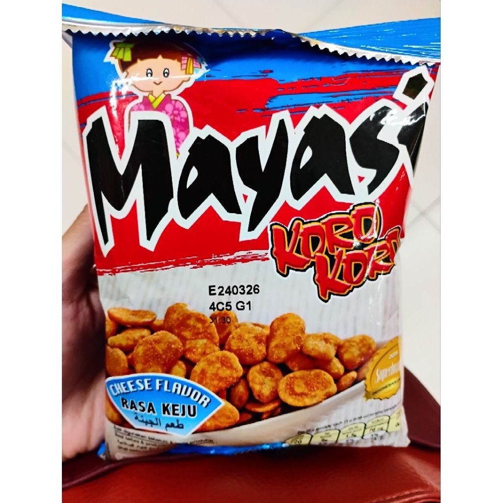 

Mayasi Kacang Koro Koro Rasa Pedas/Keju 60Gr
