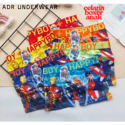 12 PCS ( SATU LUSIN ) CELANA DALAM BOXER ANAK LAKI -LAKI || CELANA DALAM BOXER ANAK LAKI -LAKI