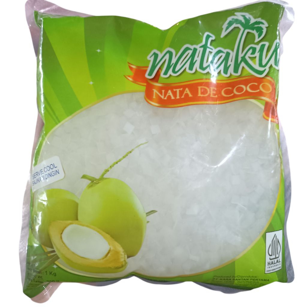 

Nata de Coco Potongan Dadu Kecil Kotak Nataku Fermentasi Kelapa