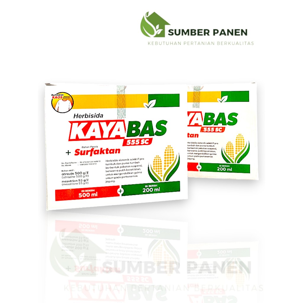 Herbisida Jagung Kayabas 500 ml+ Surfektan 400ml Berhadiah Baju