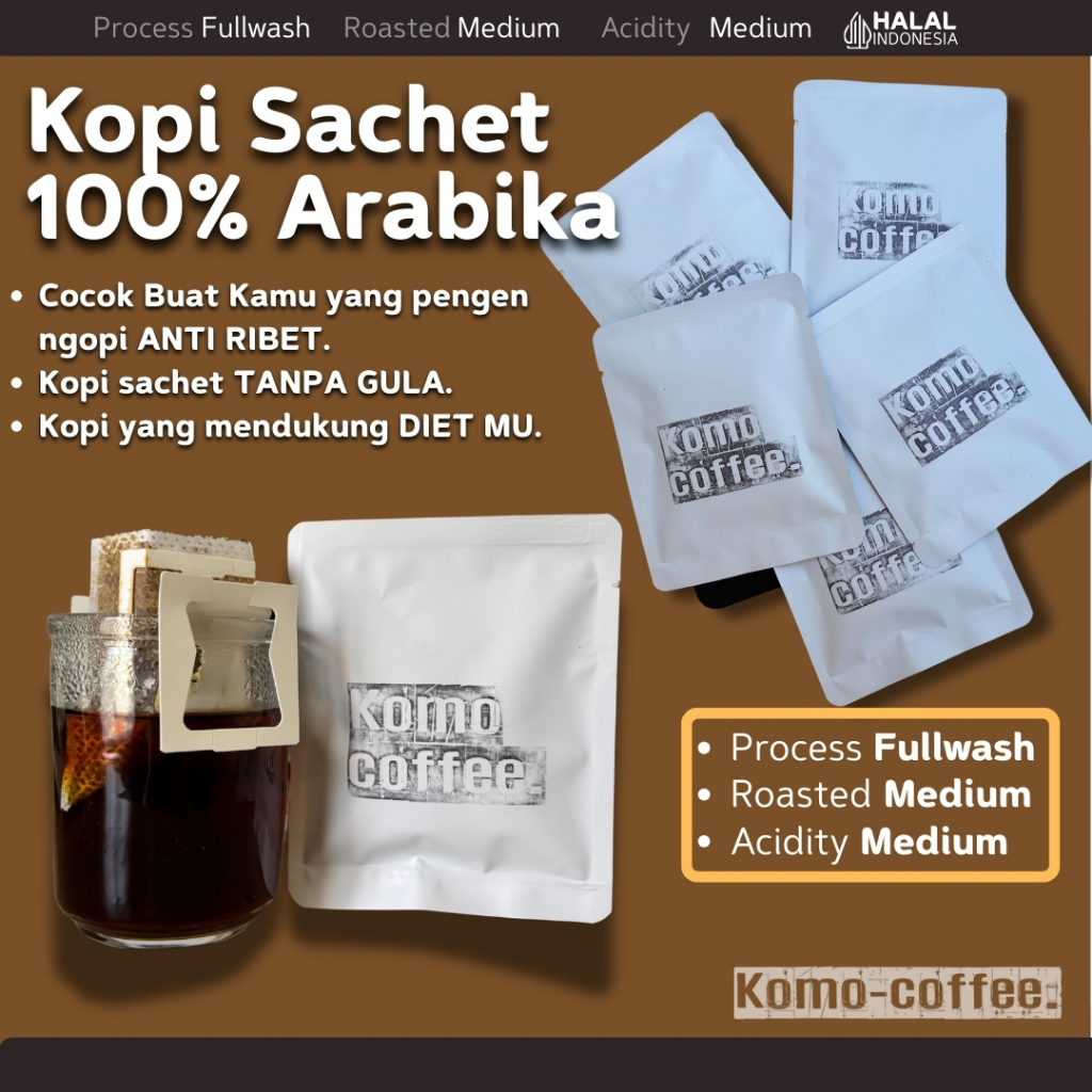 

KOPI ARABIKA ASLI SACHET TANPA GULA – KOPI SEHAT PRAKTIS DIET ALAMI - FULLWASH