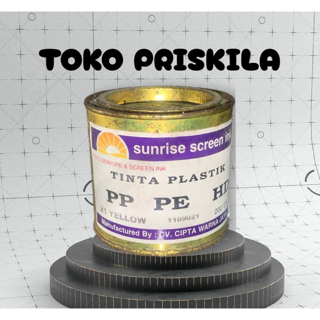 

SUNRISE TINTA SABLON PLASTIK PP PE HD 21 YELLOW