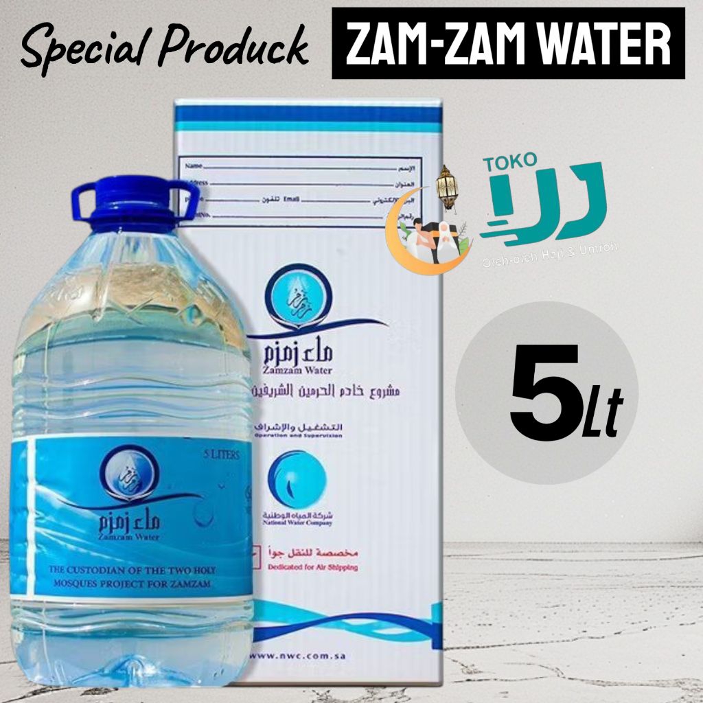 

Air Zam-Zam Asli 5 Liter Original Mekkah – Oleh Oleh Haji Umroh