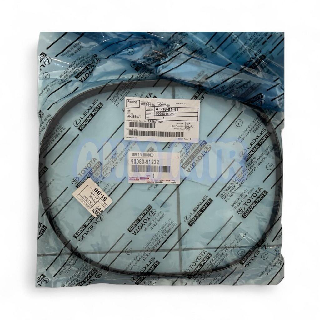 Tali Kipas (Fan / Van / V Belt) Power Steering Vios Limo Old 90080-91232