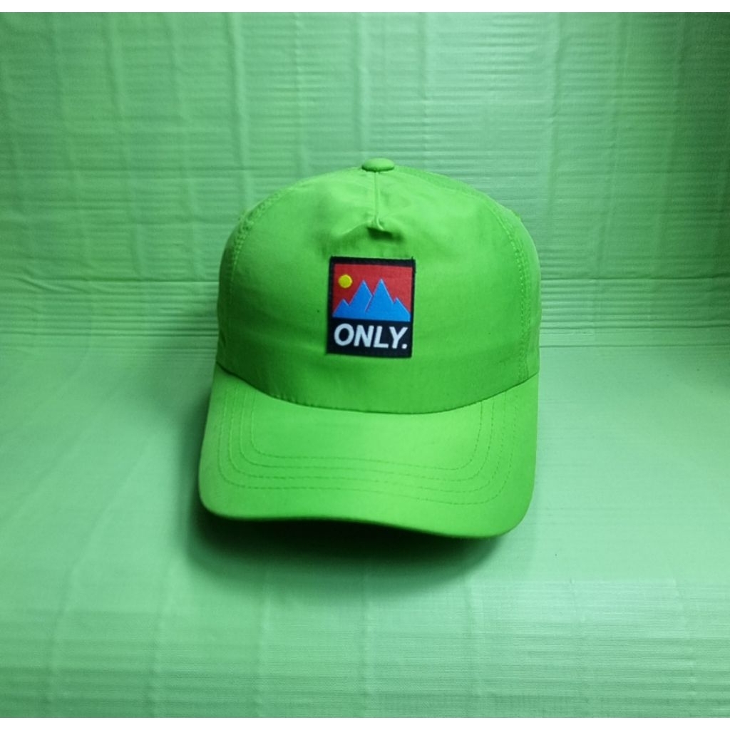 topi only hijau militage cap
