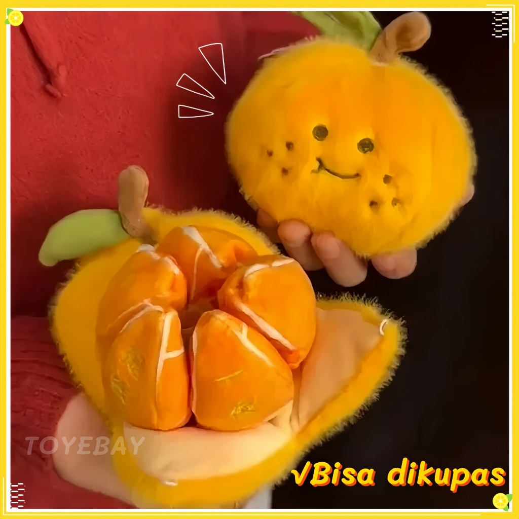 Gantungan Kunci Oranye/Gantungan Kunci Liontin/Tas Wanita Liontin/gantungan kunci lucu
