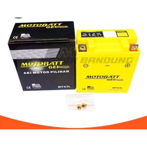 MURAH AKI ACCU MOTOBATT GEL RX KING DAN NINJA R ORIGINAL
