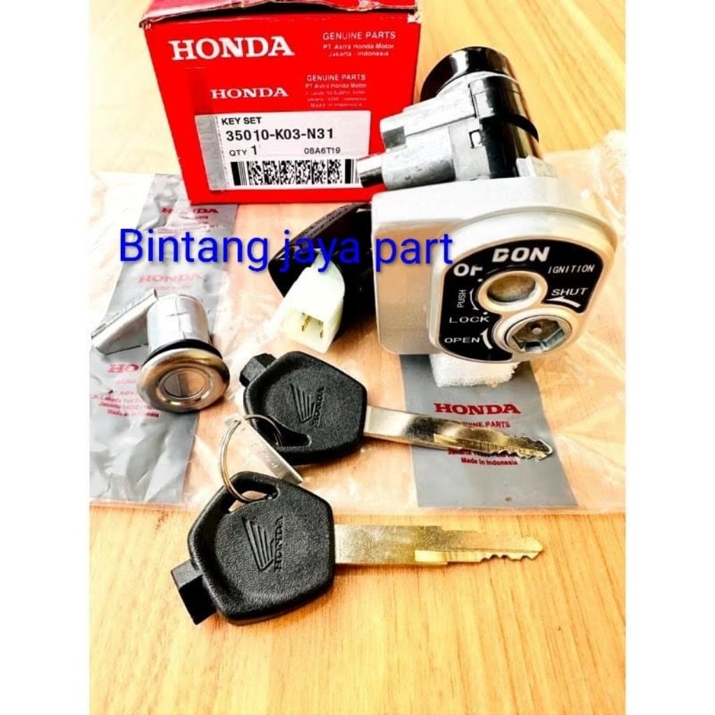 Kunci Kontak Assy Revo Fi Injeksi,Revo Fit Injeksi (K03) Plus Kunci Jok Belakang