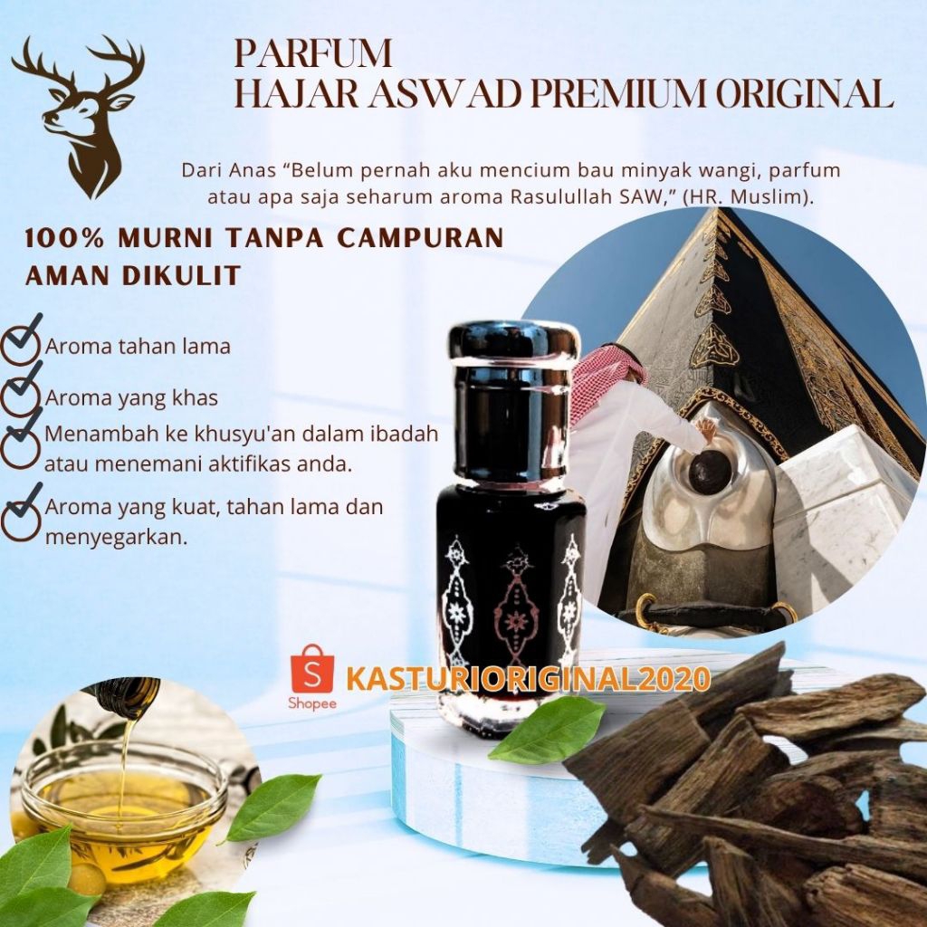 Parfum Hajar Aswad Original Premium