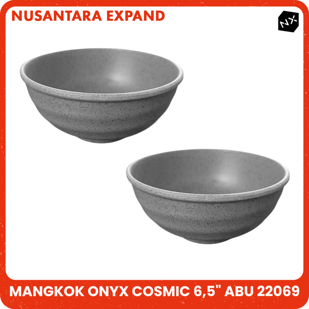 Onyx Mangkok Makan 6.5 inch Melamin 22069 Motif Cosmic