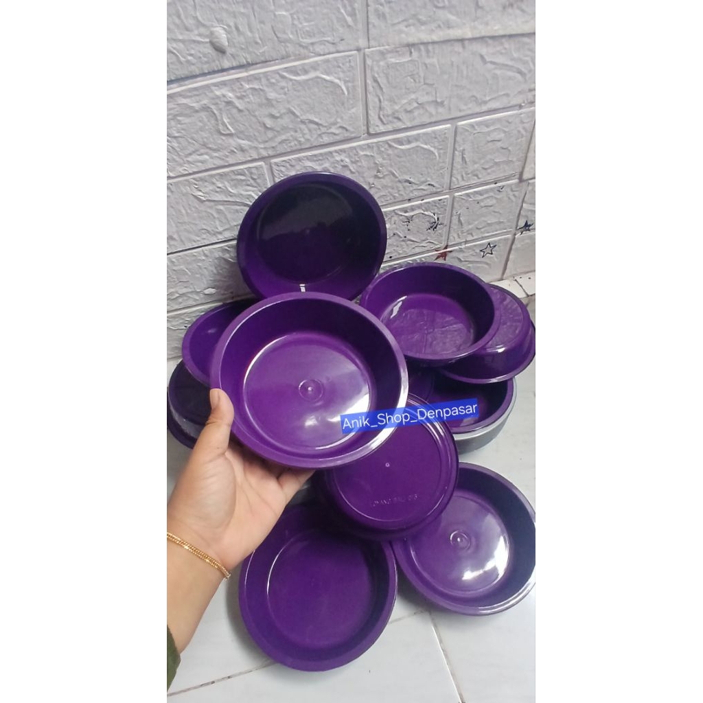 BOKOR PLASTIK BALI UKURAN 16CM UNGU HIJAU SILVER 12PCS/24PCS/36PCS