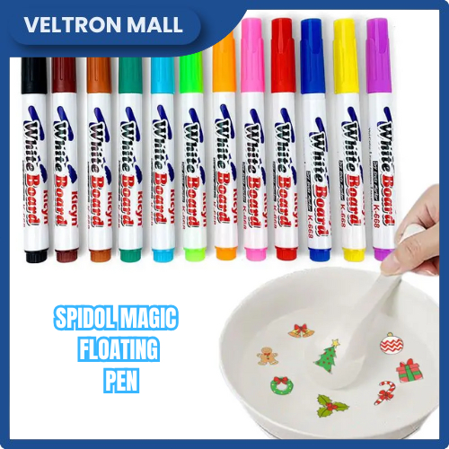 

Spidol Magic Mengapung Whiteboard Warna Warni Magic Marker Floating isi 12pcs
