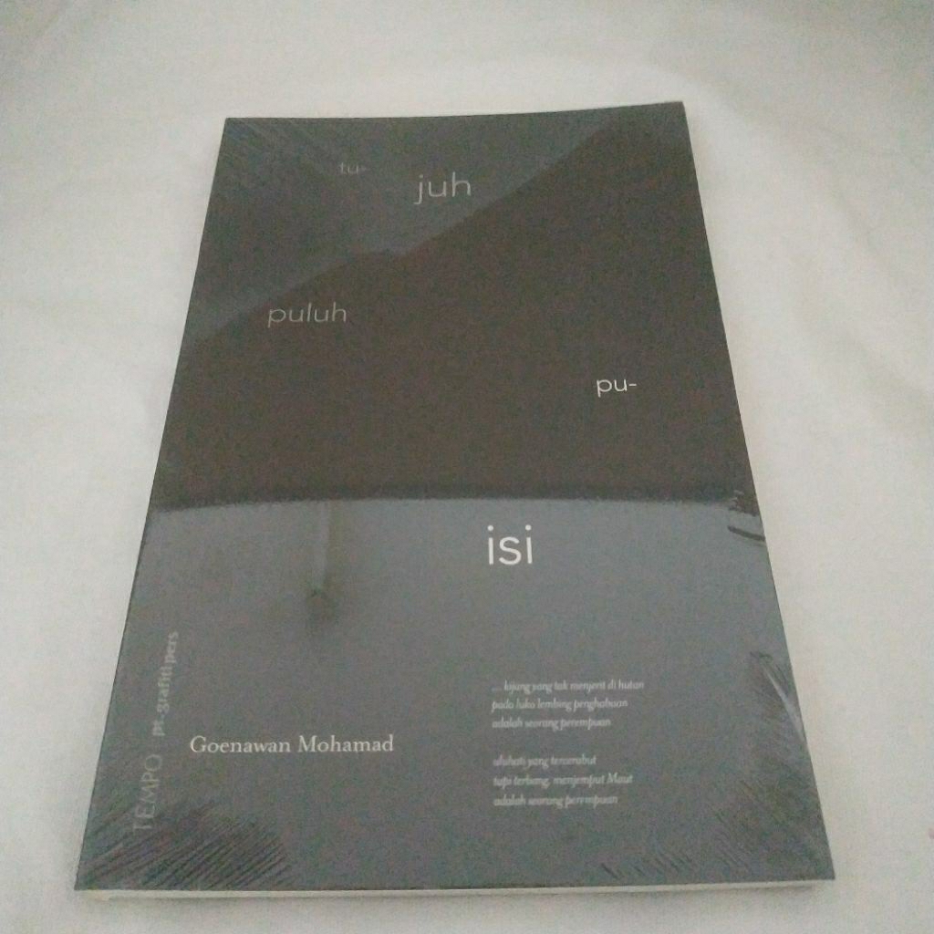 Tujuh Puluh Puisi Goenawan Mohamad | catatan pinggir