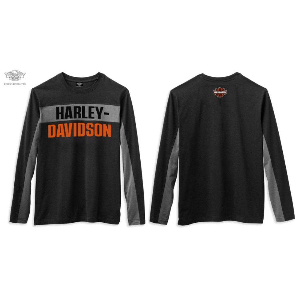 T-Shirt Harley Davidson | T-shirt panjang Harley Davidson | Kaos panjang Harley Davidson