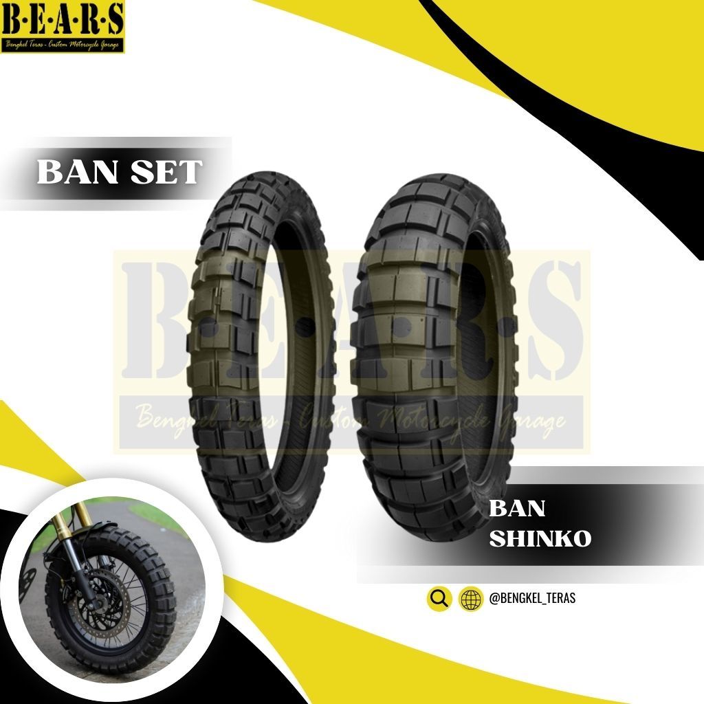 Paket Ban Shinko Big Block Kawasaki W175