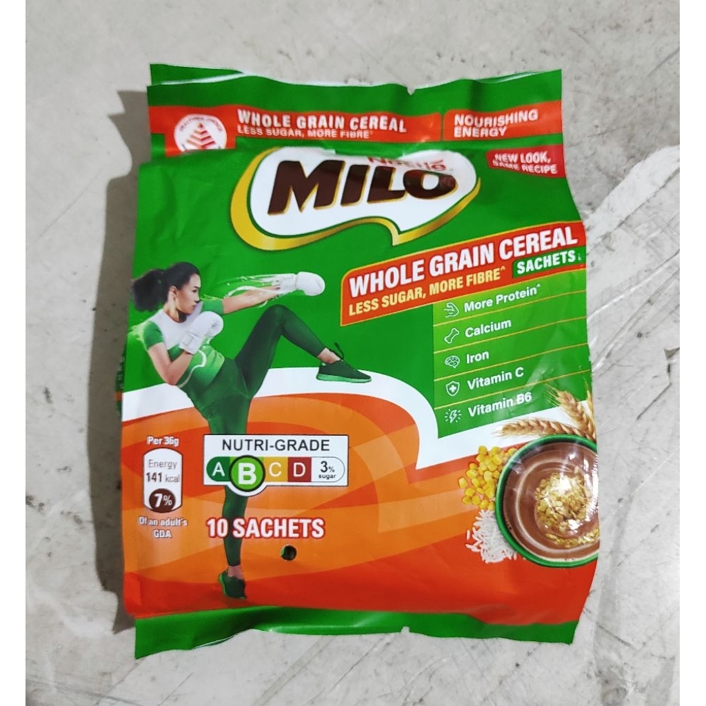 

Milo Whole Grain Cereal Less Sugar Original Singapore