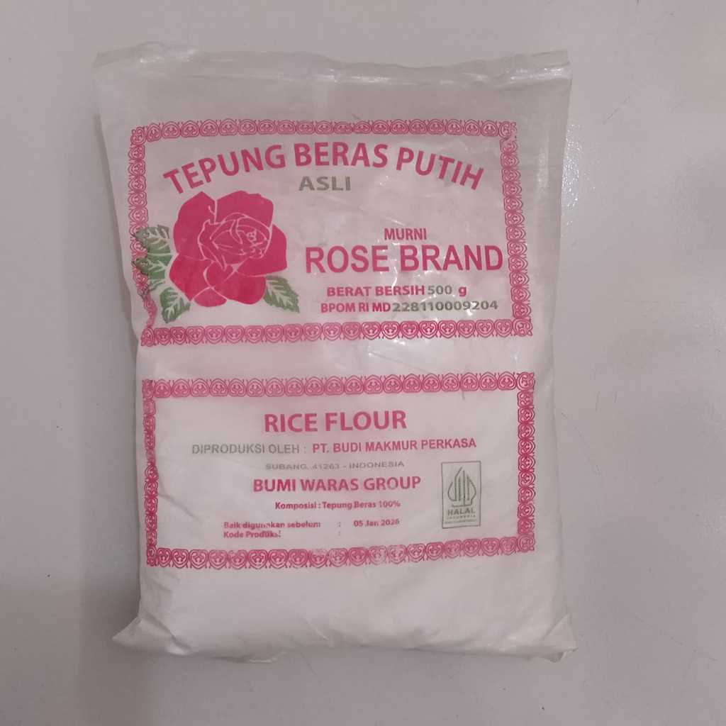 

Tepung Beras Rose Brand 500gr