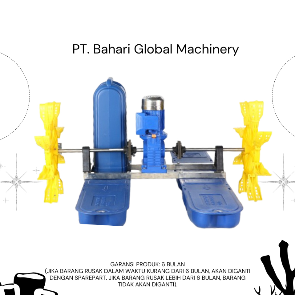 Kincir Air Tambak Yong Tuo 550watt 220volt oil seal