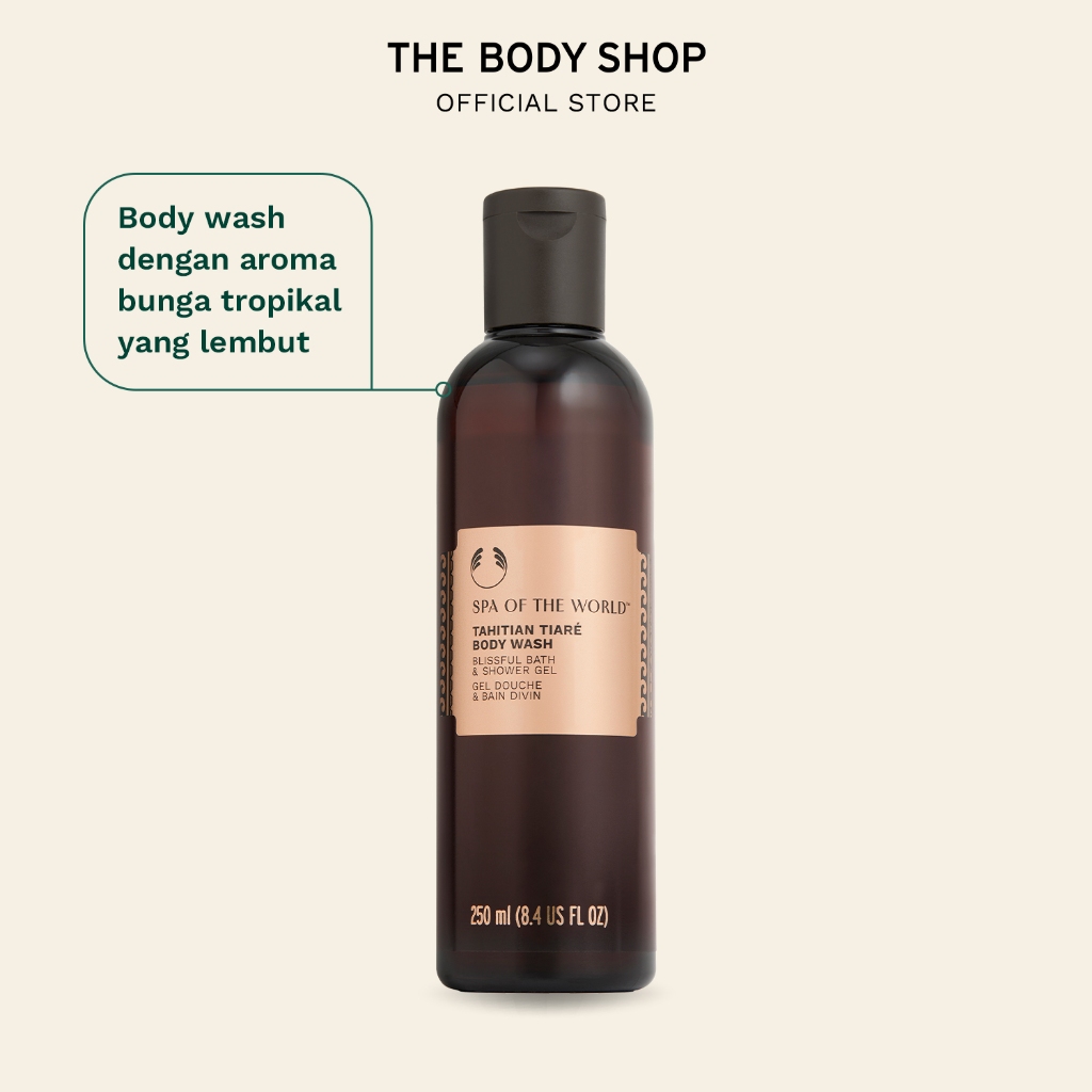 The Body Shop Spa Of The World Tahitian Tiare Body Wash 250ml