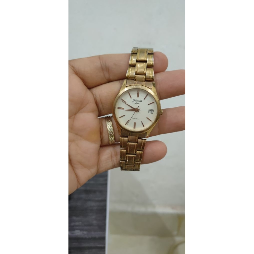 jam tangan wanita stainless steel gold Smith water resist Rose gold elegan