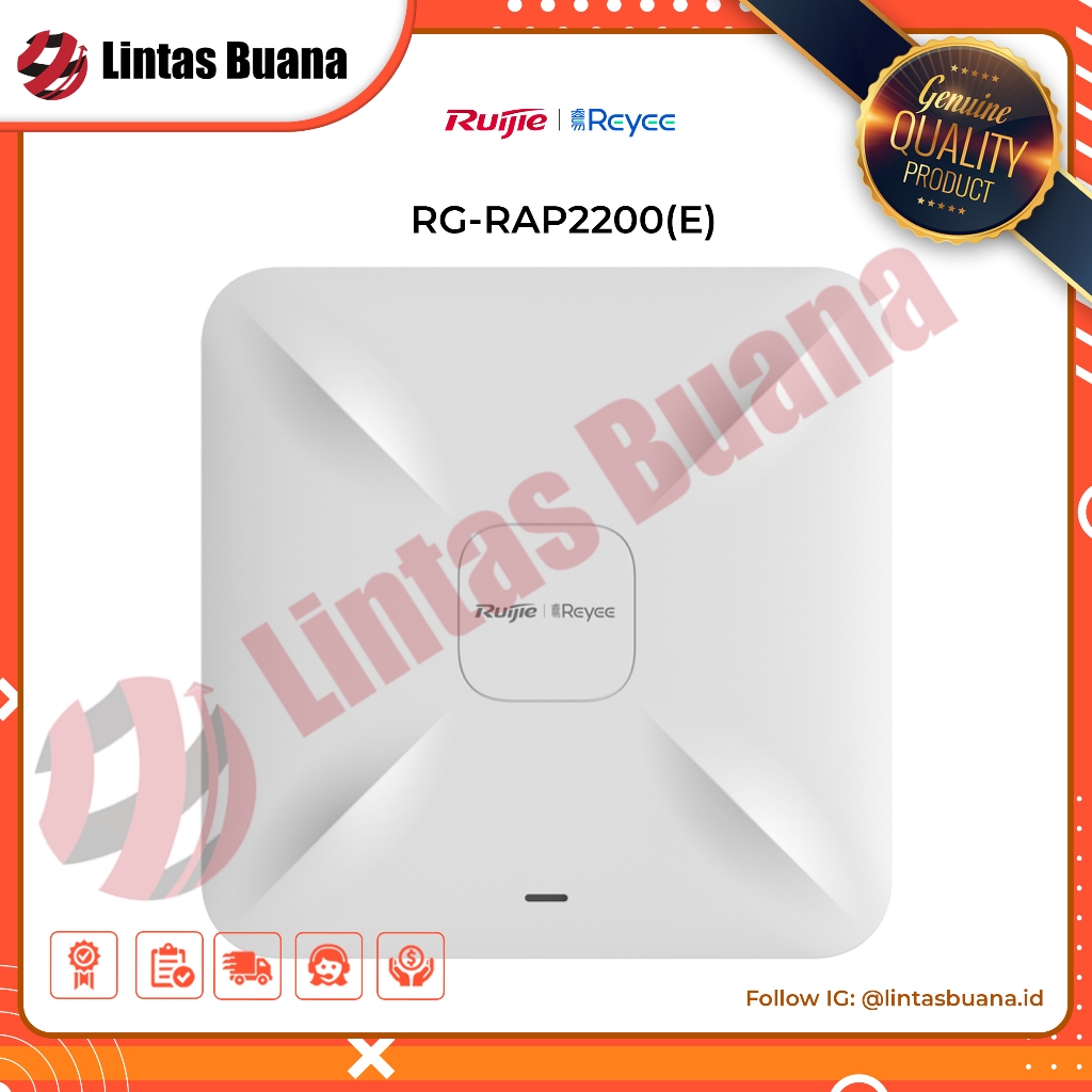 RG-RAP2200(E) Reyee Wi-Fi 5 1267Mbps Ceiling Access Point RAP 2200E