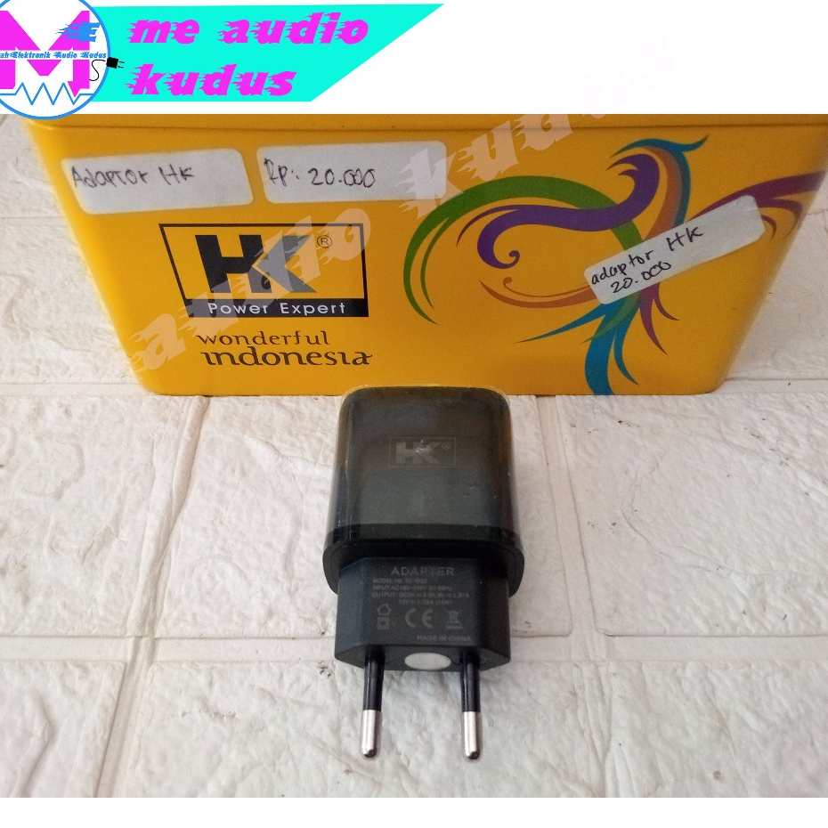 ADAPTOR KEPALA CHARGER HK 1PORT USB