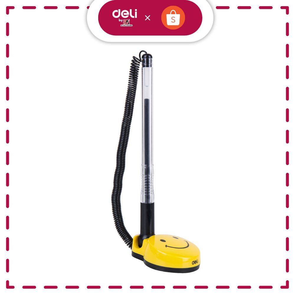 

Deli Pena Meja Gel Pen 0.5mm Hitam E6793