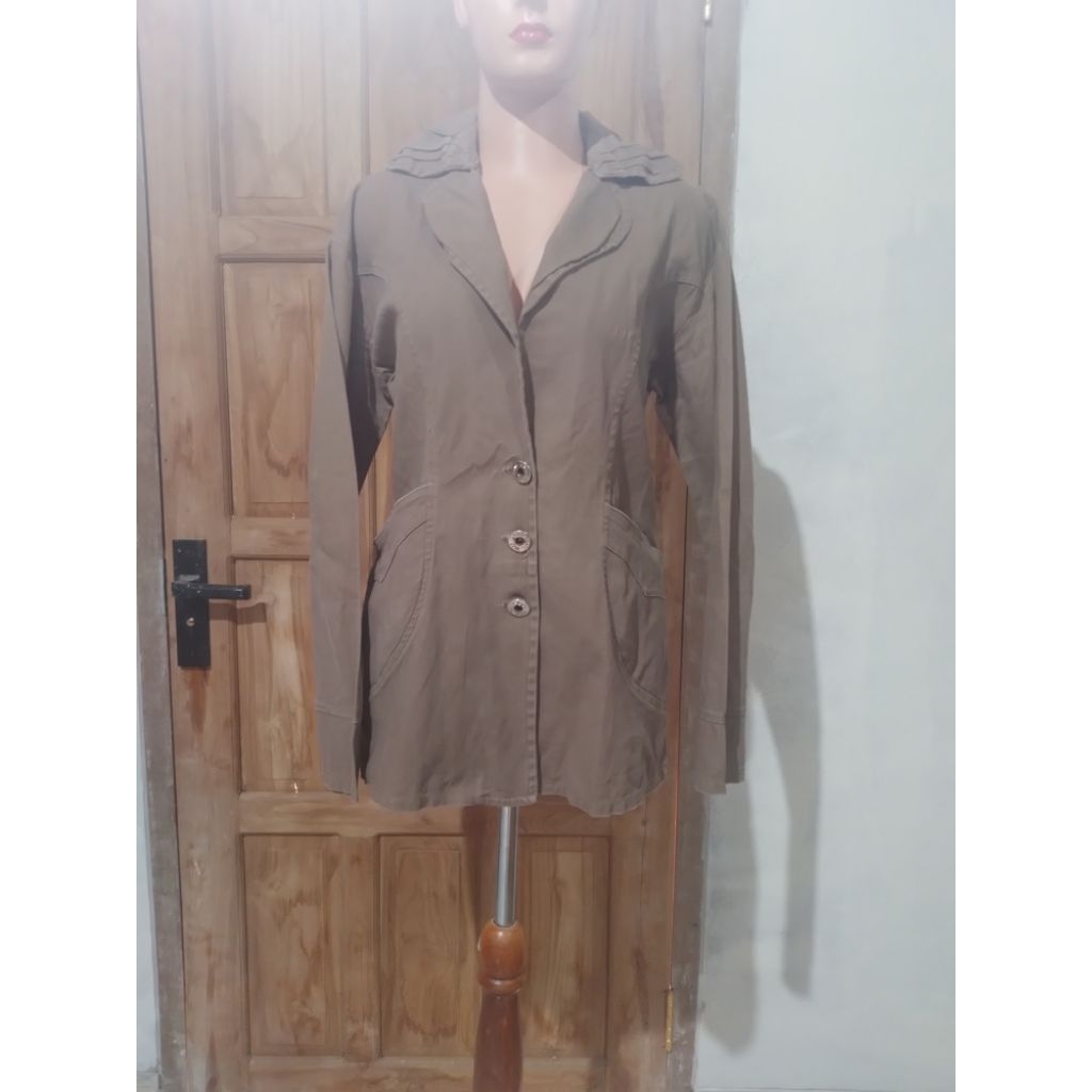 preloved blazer coklat