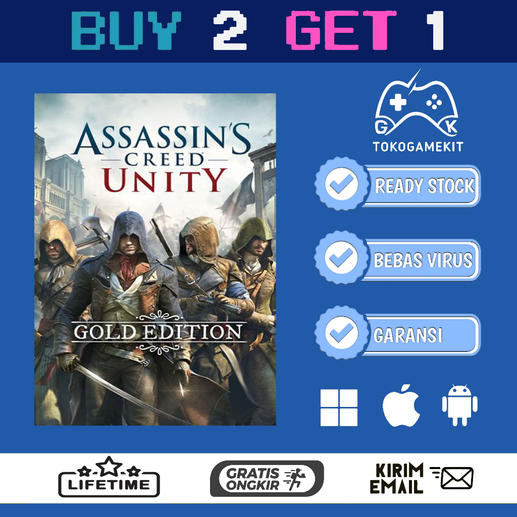 [G0059] Assasin's Creed Unity: Gold Edition - Action Adventure - Game PC