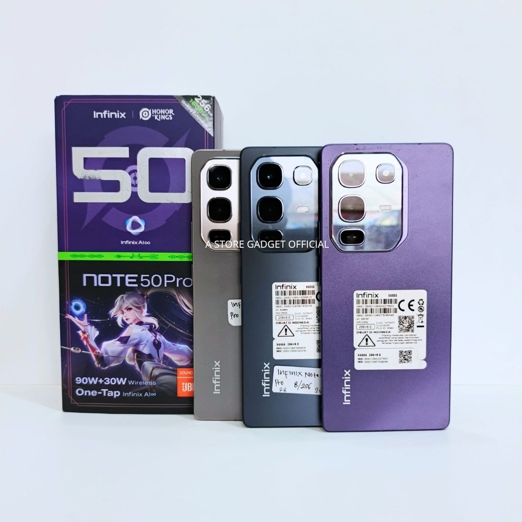 INFINIX NOTE 50 PRO 8/256 SECOND FULLSET ORI