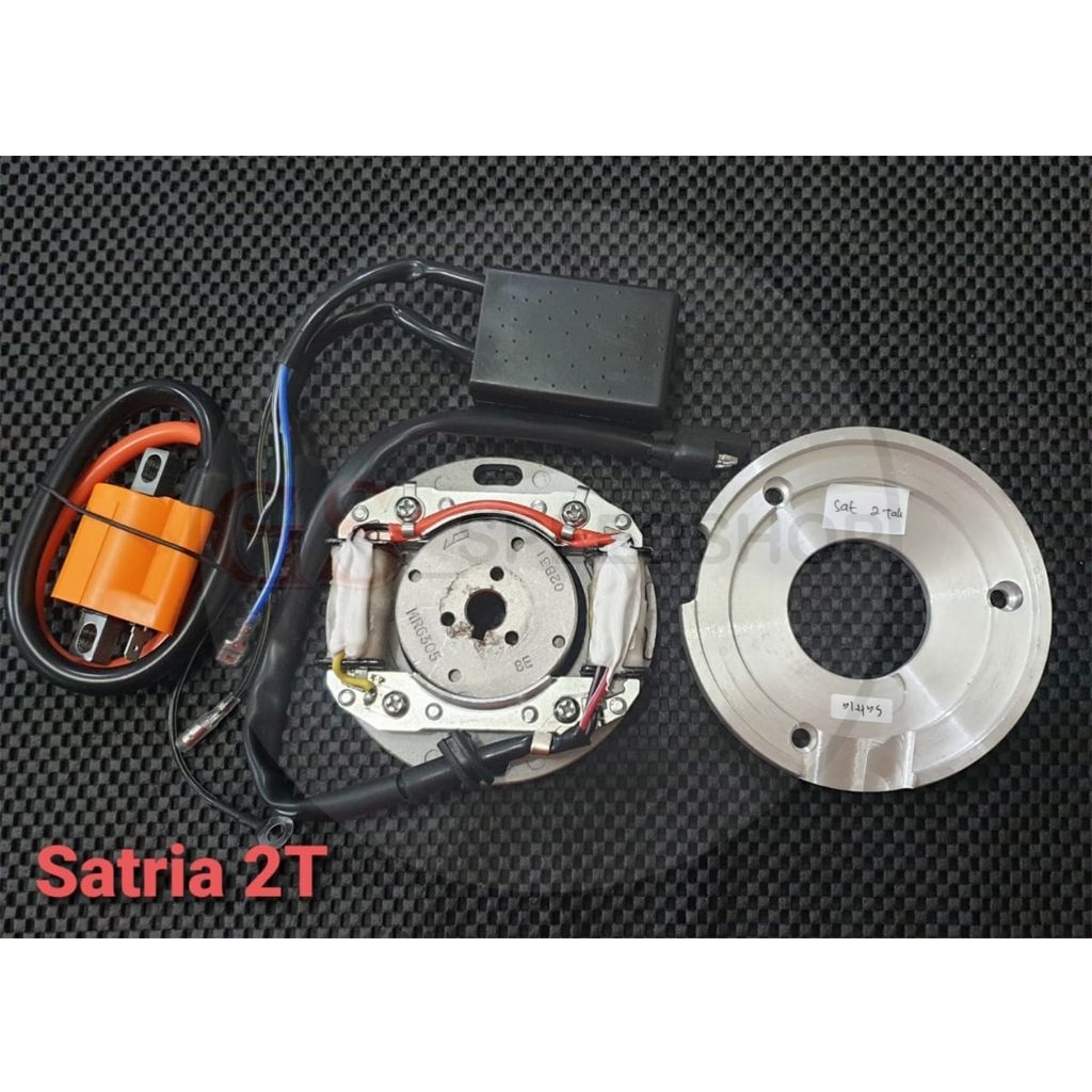 Magnet Pengapian Racing Thailand RM85 RM 85 Berikut Plendes Dudukan Magnet Satria 120 2T RX King Koi