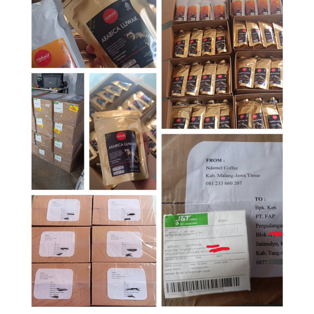 Kopi Luwak Robusta Whole Bean 1Kg – Biji Kopi Luwak Asli Premium Fresh Roast