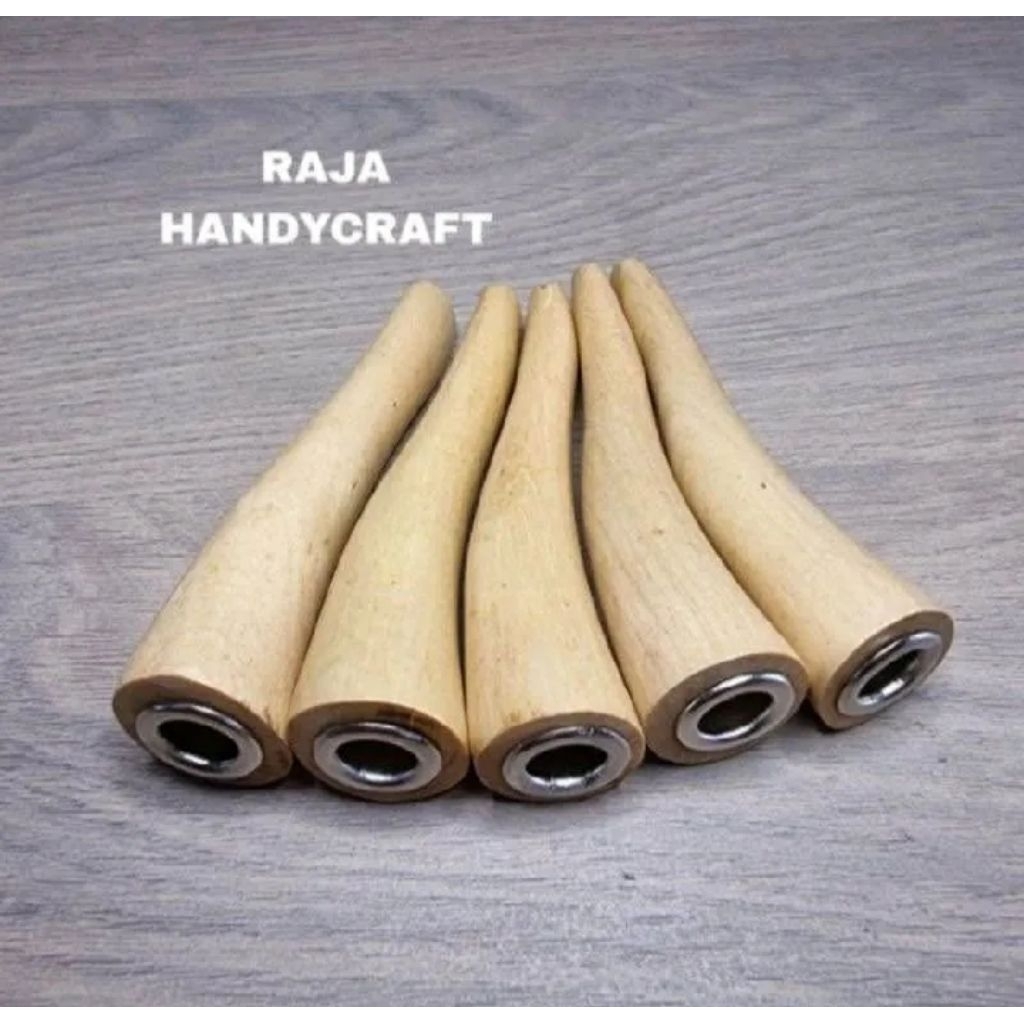 once pipa rokok cangklong kayu kemuning gading ukuran 7cm