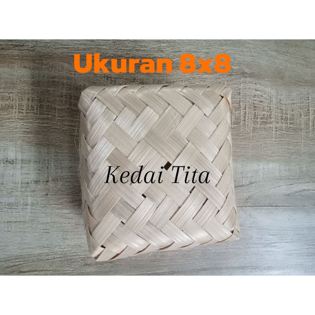 Besek Bambu Souvernir ukuran kecil sepasang