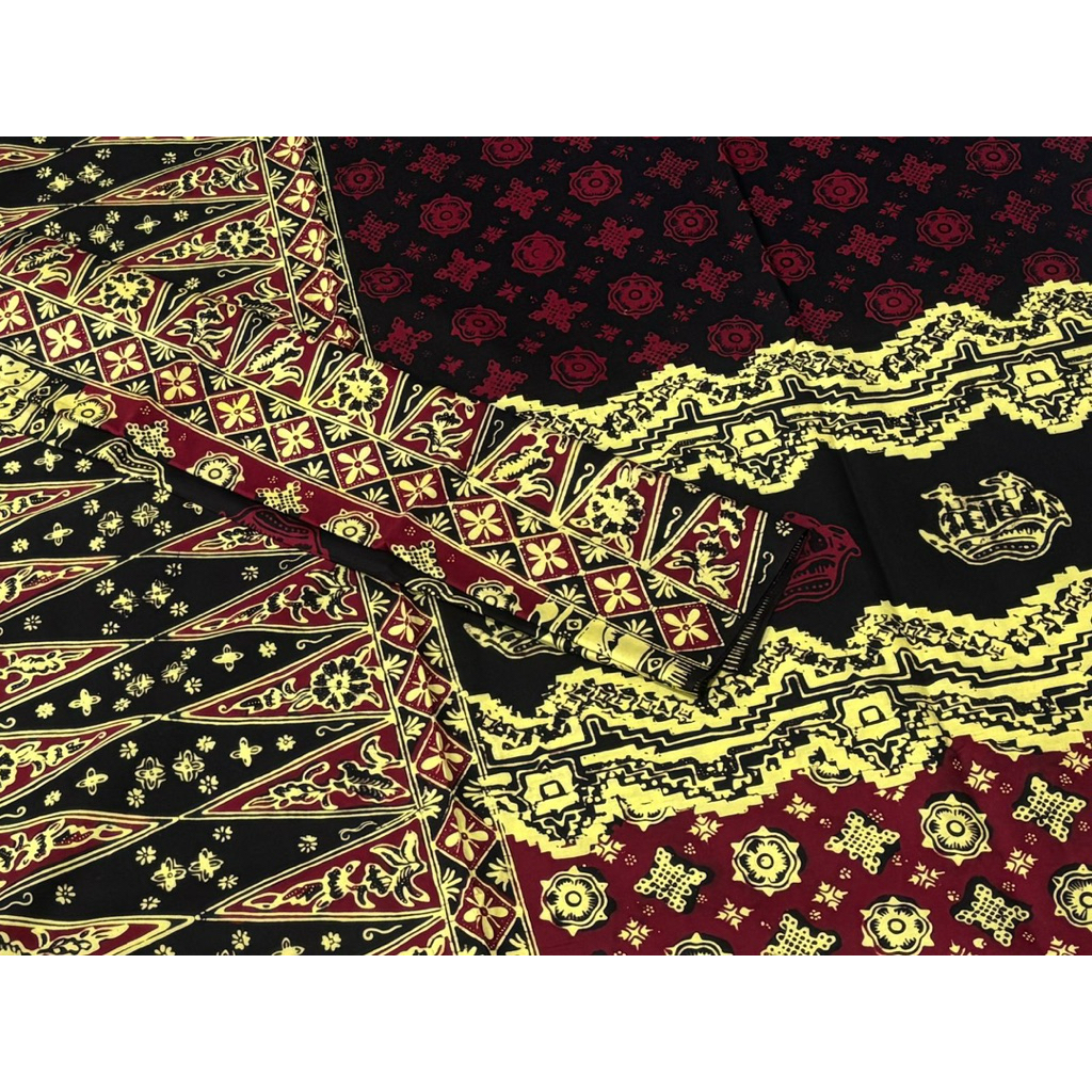 set kain tekuluk batik jambi dengan ronce