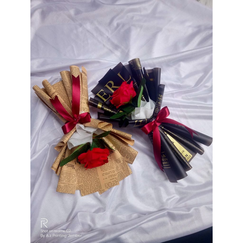 PROMO... SINGGLE ROSE BOUQET / BUKET BUNGA 1 KUNTUM / BUKET BUNGA MAWAR