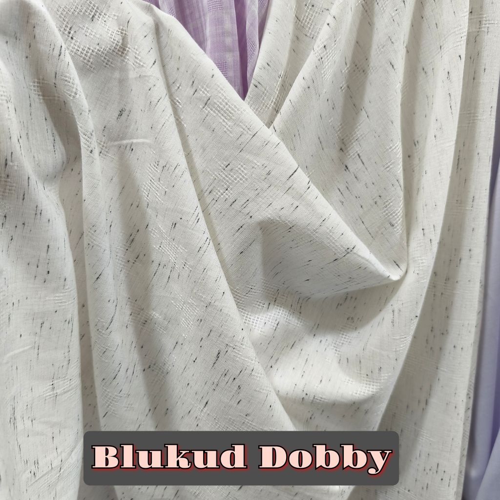 Kain Bahan Blukud Dobby/Bahan Kain Katun Dobby [harga ½ meter]